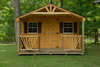 Camping Cabin Front View